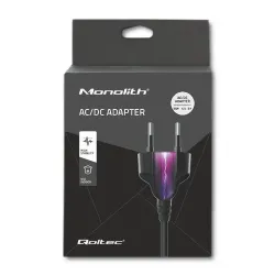 Zasilacz sieciowy Qoltec desktopowy 36W | 12V | 3A | 5.5*2.1 + kabel