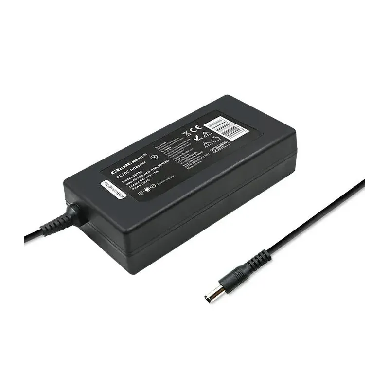 Zasilacz sieciowy Qoltec desktopowy 60W | 12V | 5A | 5.5*2.1 | + kabel