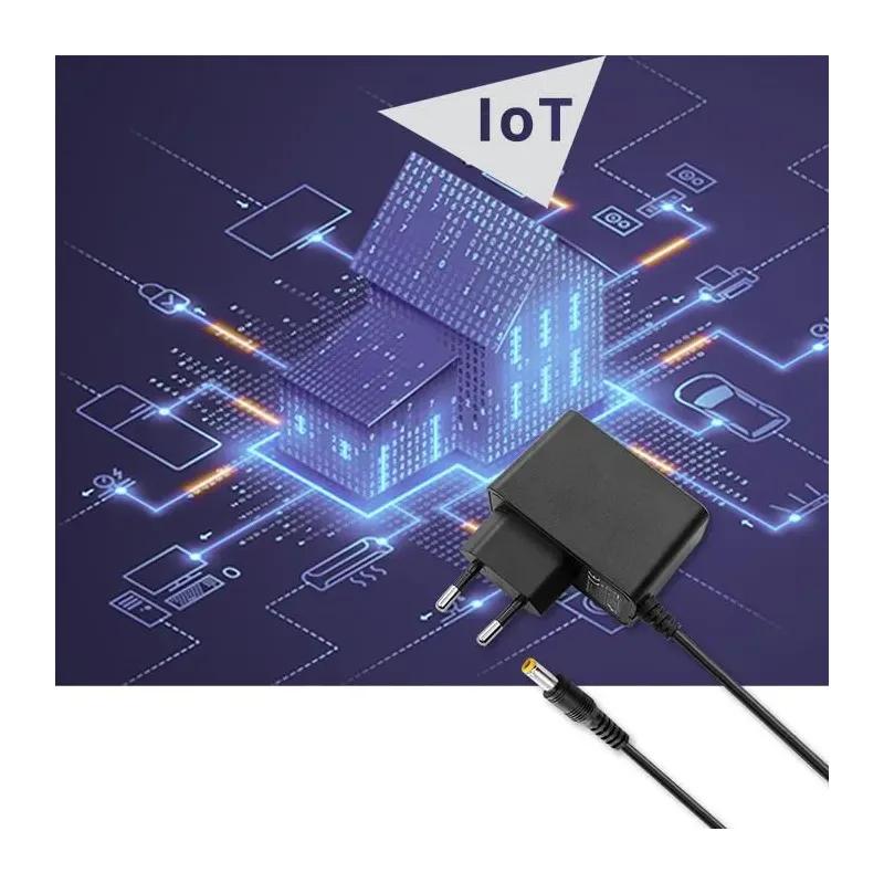 Zasilacz sieciowy Qoltec wtyczkowy 12W | 12V | 1A | 5.5*2.5