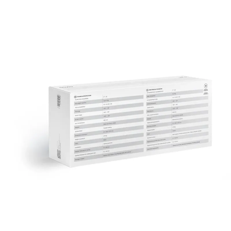 Uchwyt biurkowy na monitor SAVIO UM-01, 17’’ – 32’’, 2 – 9 kg