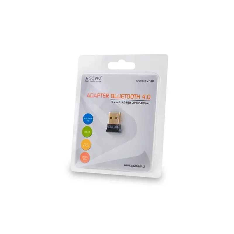 Adapter Bluetooth 4.0 Savio BT-040