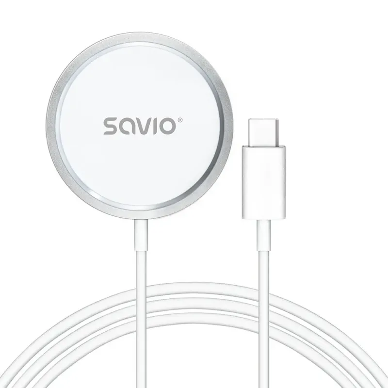 Ładowarka bezprzewodowa magnetyczna SAVIO LA-11 15W Indukcyjna