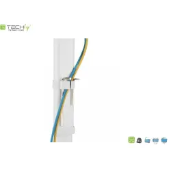 Uchwyt biurkowy Techly 17"-27", 6kg pionowy | PartsPC.pl