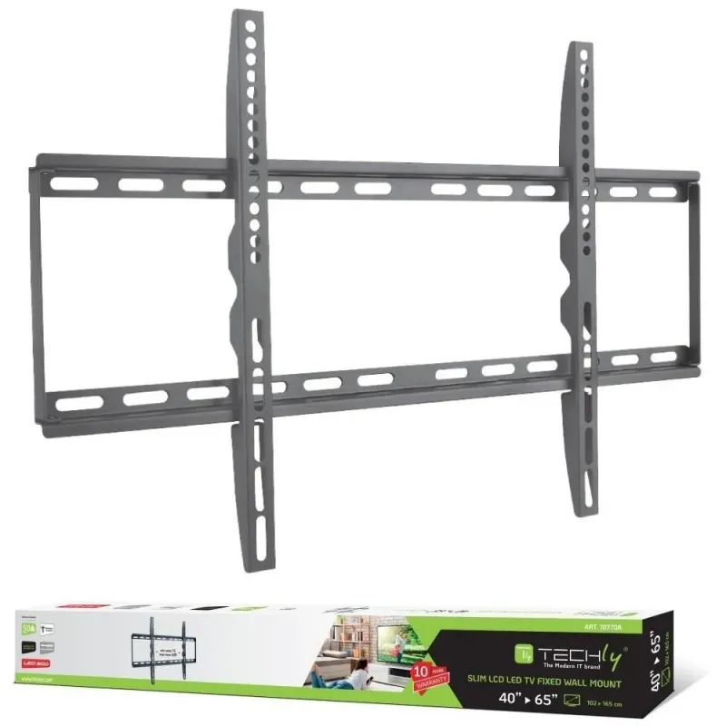 Uchwyt ścienny Techly do TV 40-65" LED/LCD 50kg slim 28mm
