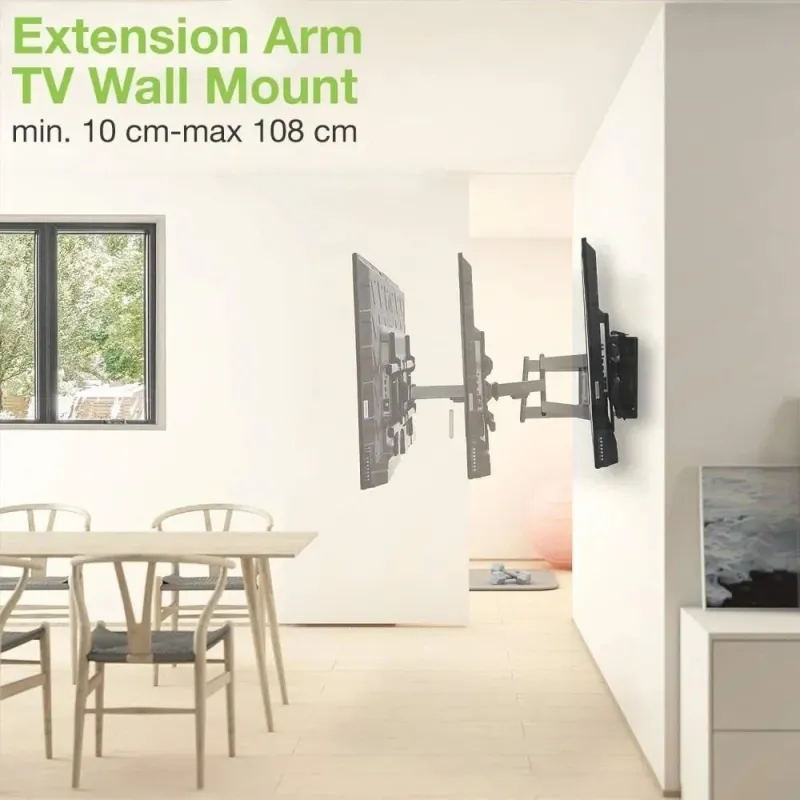 Uchwyt ścienny LCD/LED Techly 42"-80", 70 kg obrotowy