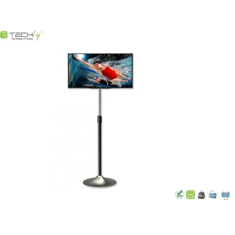 Stojak podłogowy Techly 13"-27", 22kg regulowany