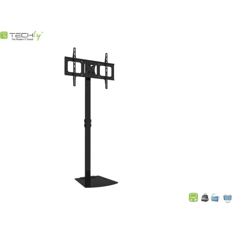 Stojak podłogowy Techly 32"-70", 45kg regulowany