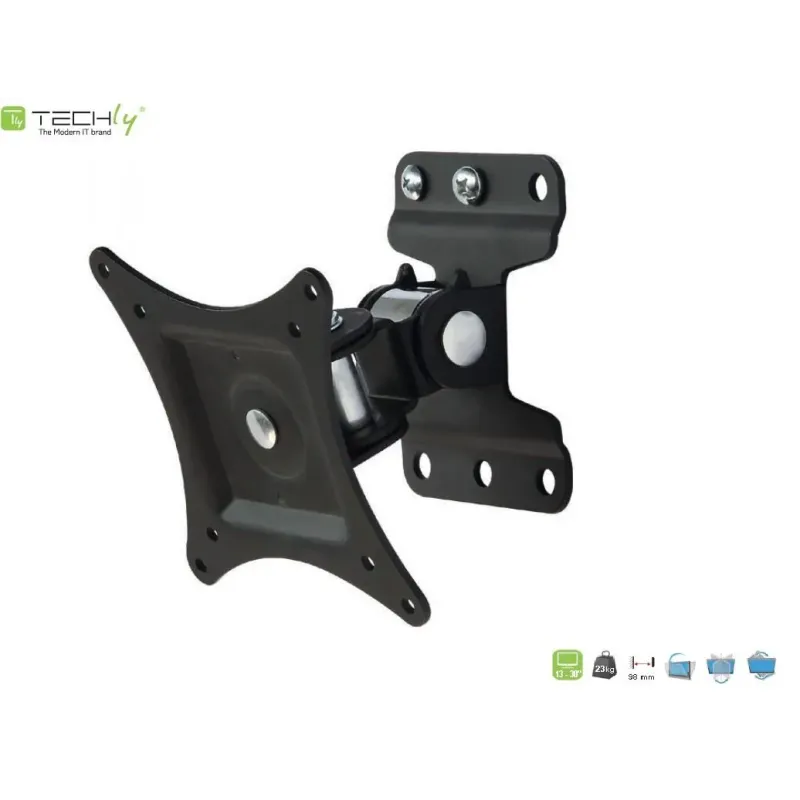 Uchwyt ścienny Techly 13"-30", 23kg obrotowy