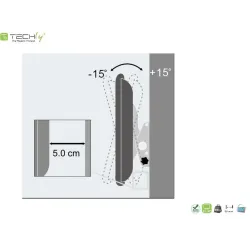 Uchwyt ścienny Techly 23"-55", 60kg slim
