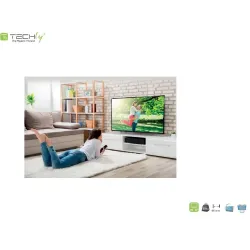 Uchwyt ścienny Techly LCD/LED 19"-37" 25kg, obrotowy,biały