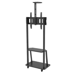 Stojak mobilny Techly 32"-70", 60kg, z półką