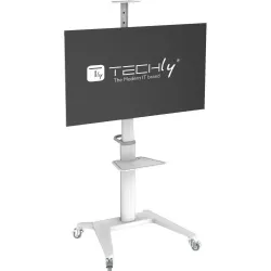 Stojak mobilny Techly 37''-70'', 70kg 2 półki