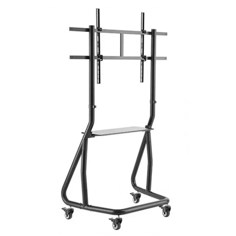 Stojak mobilny Techly 60"-105", 100kg Z półką