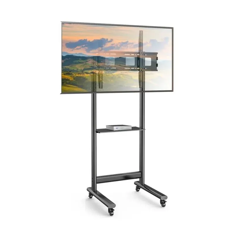 Stojak mobilny Techly 50''-90'', 70kg półka AV