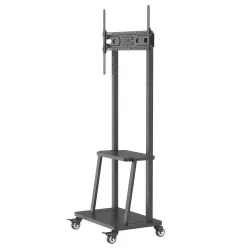 Stojak mobilny Techly 32''-70'', 70 kg, półka AV, PIVOT