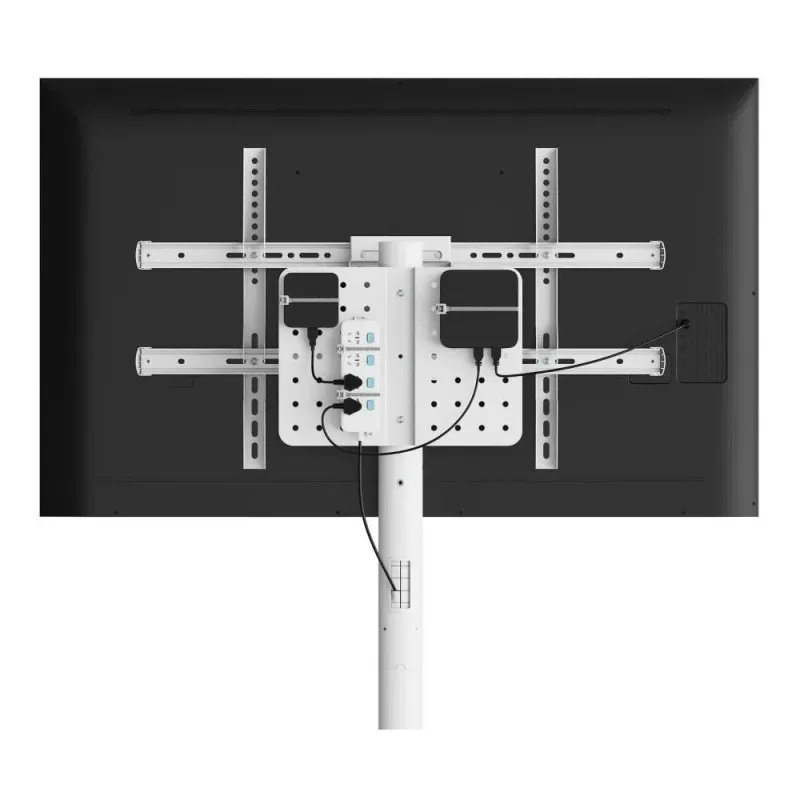 Stojak mobilny Techly TV 37-86" do 50kg regulowany półka uchwyt AV