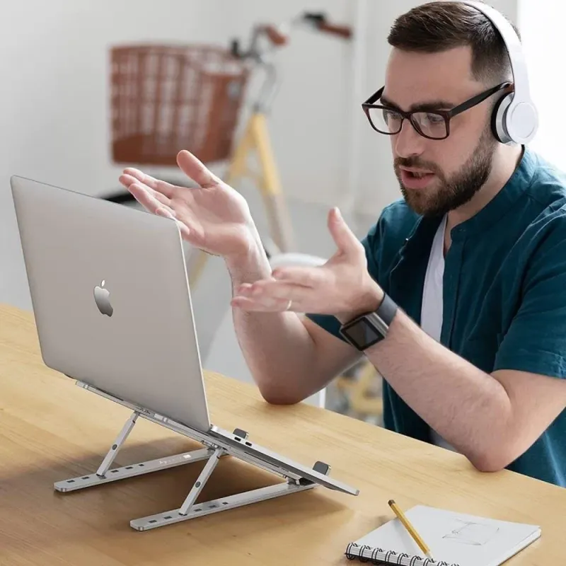 Podstawka do notebooka Techly składana, regulowana