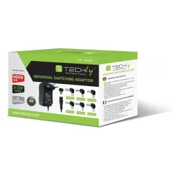 Zasilacz sieciowy Techly Uniwersalny Regulowany 3-12V 1A 12W USB 5V 2.1A