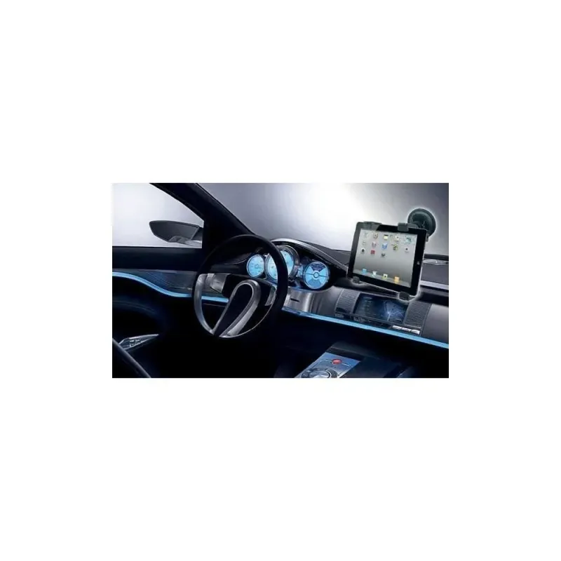 Uchwyt samochodowy Techly do tabletu/iPad 7"-10,1", na szybę, czarny
