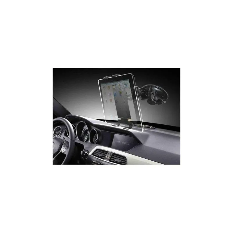 Uchwyt samochodowy Techly do tabletu/iPad 7"-10,1", na szybę, czarny