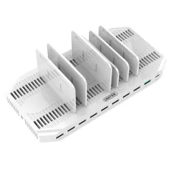 Stacja ładująca Unitek Y-2190, 10 x USB QC3.0 USB-C Power Delivery 160W