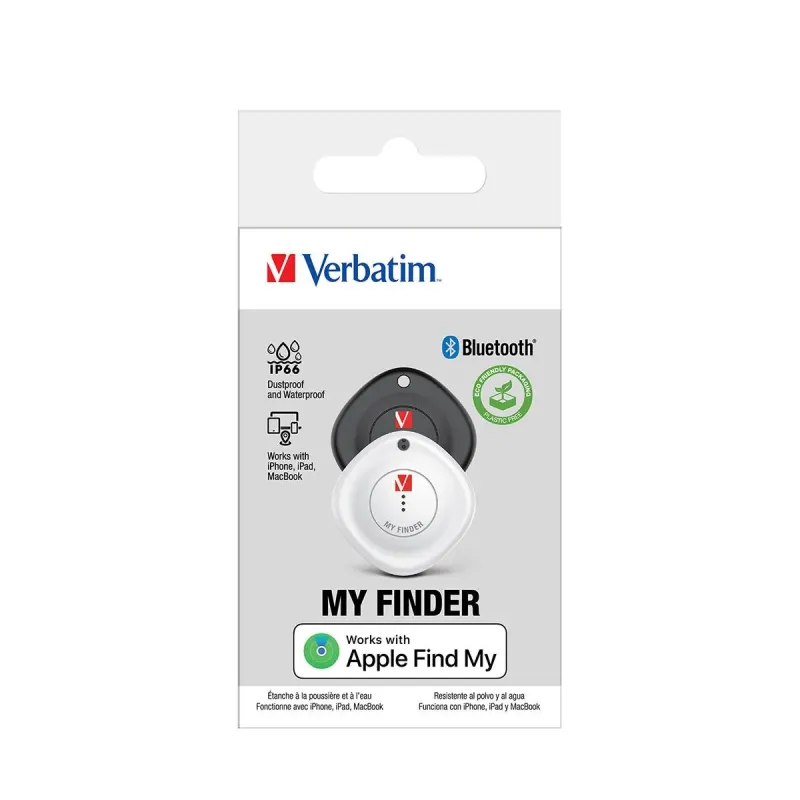 Lokalizator Verbatim My Finder MYF-02 Bluetooth NFC do Apple dwupak