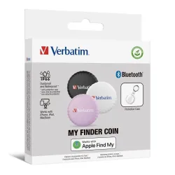 Lokalizator Verbatim My Finder Coin MYFC-03BWP Bluetooth NFC do Apple