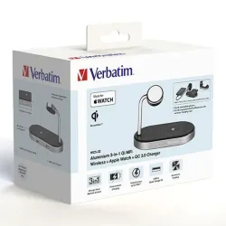 Podstawka ładująca Verbatim WCS-02 3w1 Apple Watch iPhone