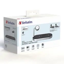 Podstawka ładująca Verbatim WCS-03 3w1 Apple Watch iPhone