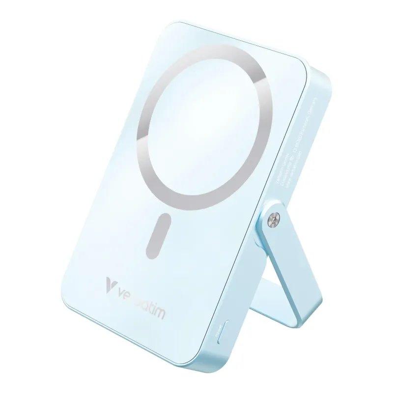 Powerbank Verbatim Charge 'n' Go Magnetic Wireless with Stand 10000mAh