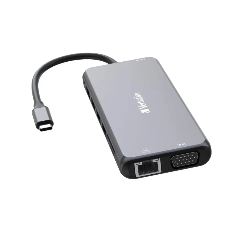 Hub USB Verbatim Multi Port CMH-14: 1x USB-C PD, 3xUSB-A 3.0, 1xUSB-C 3.0,