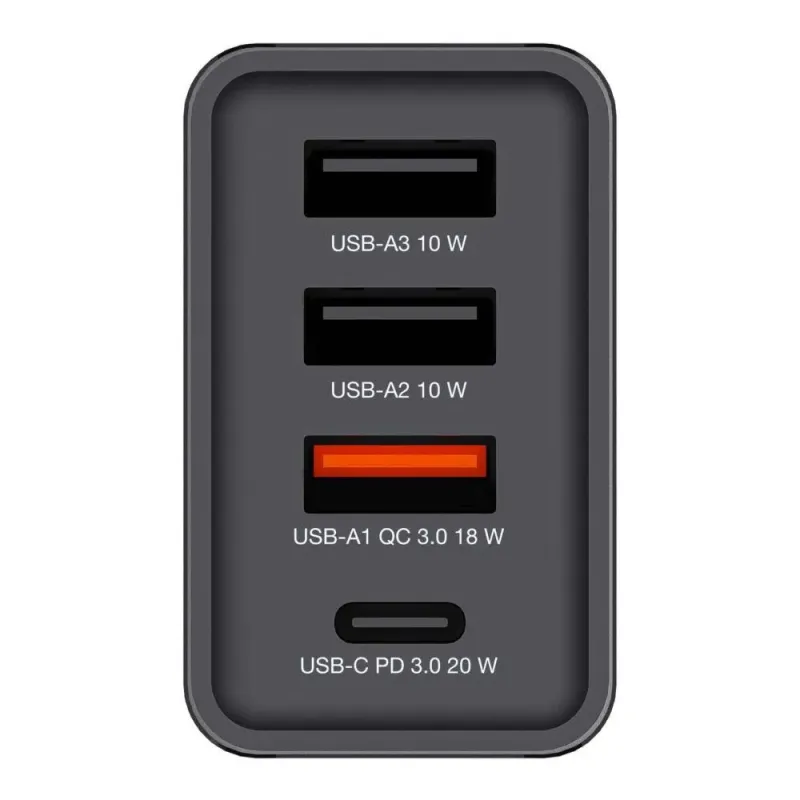 Ładowarka sieciowa Verbatim 1xUSB-C PD 20W 1xUSB-A QC 3.0 2xUSB-A 10W UE