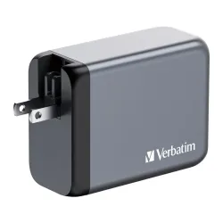 Ładowarka sieciowa Verbatim GaN GNC-200 3xUSB-C PD (2x100W+65W) 1xUSB-A QC
