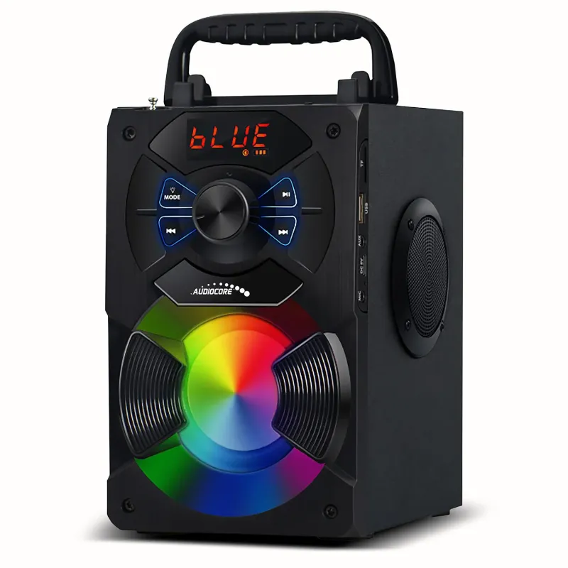 Głośnik przenośny bluetooth Audiocore AC730 radio FM, wejście kart SD/MMC,
