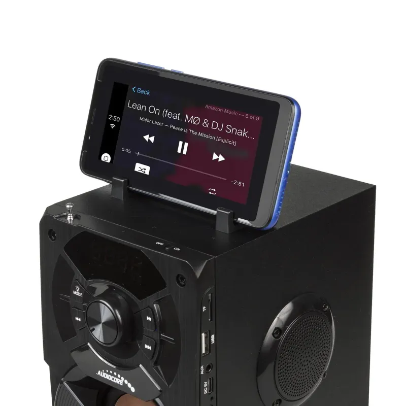 Głośnik przenośny bluetooth Audiocore AC730 radio FM, wejście kart SD/MMC,