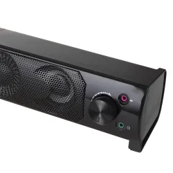 Głośniki komputerowe soundbar Audiocore AC955 3Wx2, LED, USB 5v, wejście