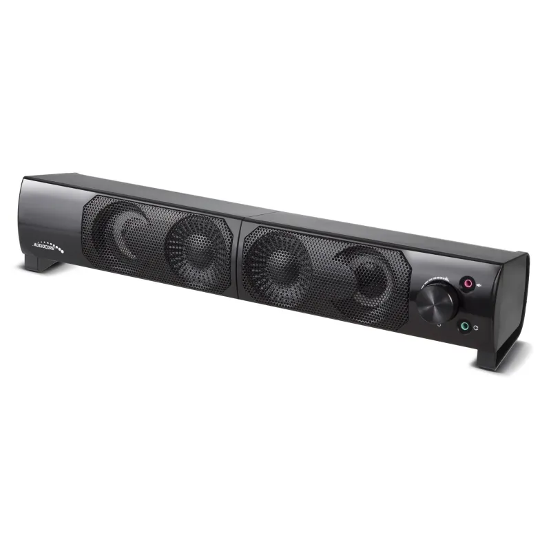 Głośniki komputerowe soundbar Audiocore AC955 3Wx2, LED, USB 5v, wejście