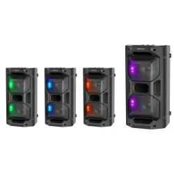 Głośnik Defender RAGE Bluetooth 50W MP3/FM/SD/USB/AUX/TWS/MIC/LED KARAOKE