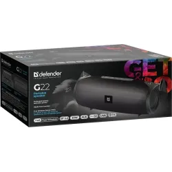 Głośnik Defender G22 Bluetooth 20W MP3/FM/SD/USB/AUX/TWS czarny