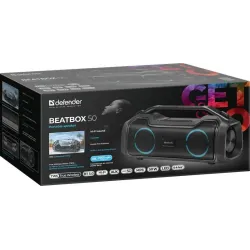 Głośnik Defender BEATBOX 50 Bluetooth 50W MP3/AUX/SD/USB/TWS/LED/IPX5/POWER
