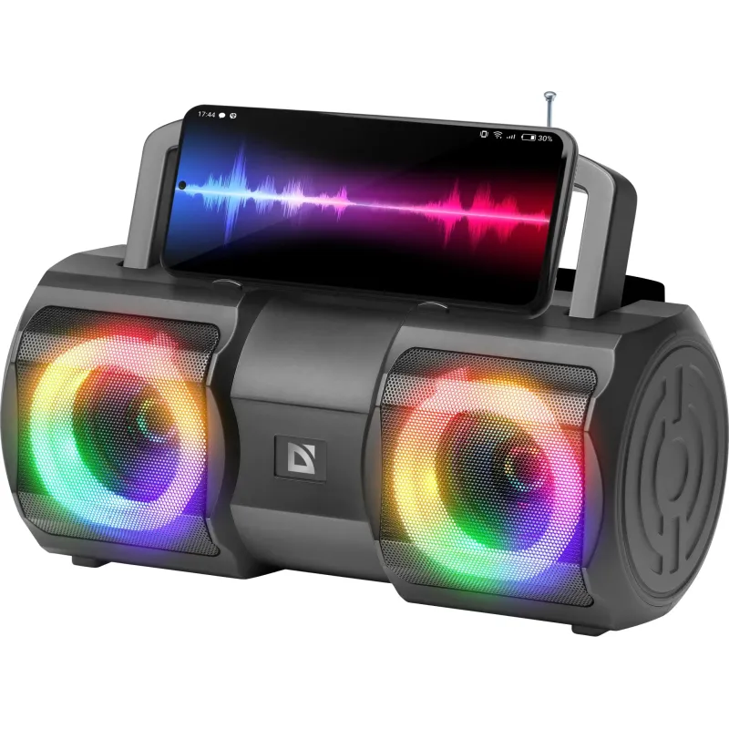 Głośnik Defender BEATBOX 20 Bluetooth 20W MP3/FM/SD/USB/AUX/LED czarny
