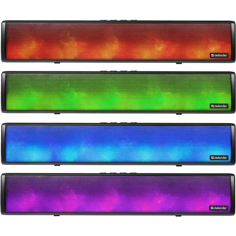 Głośnik Defender Z8 Soundbar 10W USB Bluetooth LED Podświetlany RGB