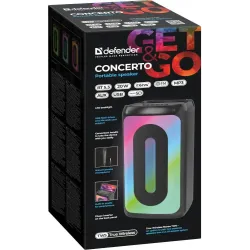 Głośnik Defender CONCERTO Bluetooth 20W MP3/FM/SD/USB/AUX/TWS/LED/MIC