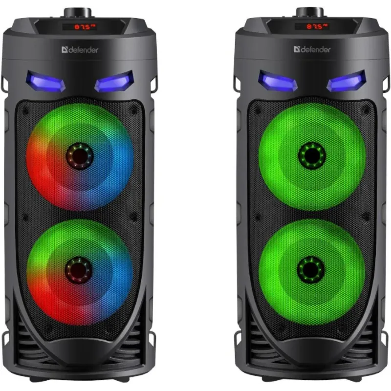 Głośnik Defender CRASHBOOM Bluetooth 16W MP3/FM/SD/USB/AUX/TWS/LED/MIC/LCD