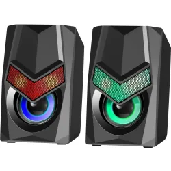 Głośniki Defender SOLAR 1 2.0 6W USB podświetlenie LED