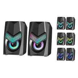 Głośniki Defender SOLAR 1 2.0 6W USB podświetlenie LED