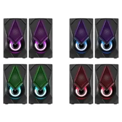 Głośniki Defender SOLAR 1 2.0 6W USB podświetlenie LED