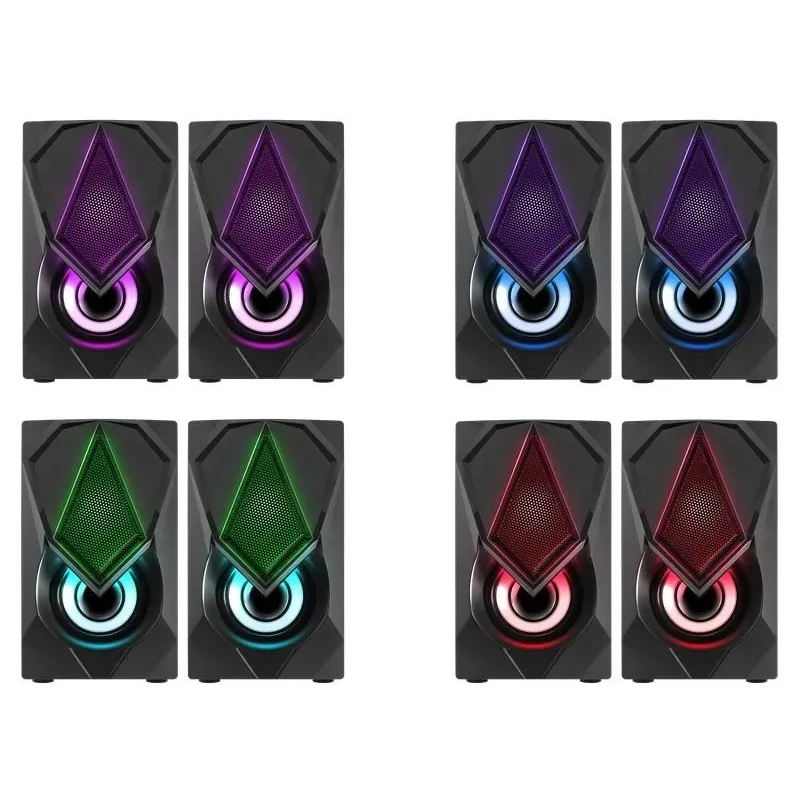 Głośniki Defender SOLAR 1 2.0 6W USB podświetlenie LED