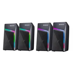 Głośniki Defender STELLAR 2.0 6W USB podświetlenie LED RGB