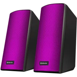 Głośniki Defender SPITFIRE 2.0 6W Bluetooth USB podświetlenie RGB MP3
